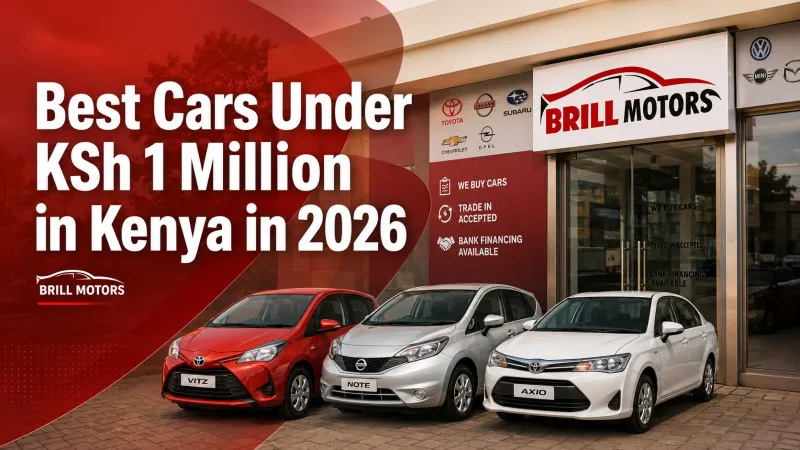 Best Cars Under KSh 1 Million in Kenya in 2026