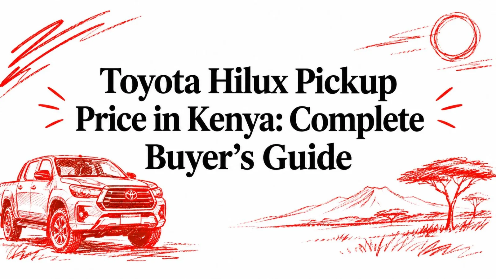 Toyota Hilux Pickup Price in Kenya: Complete Buyer's Guide