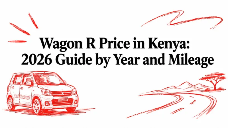 Wagon R Price in Kenya: 2026 Guide by Year and Mileage
