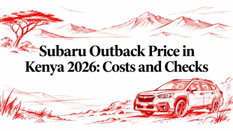 Subaru Outback Price in Kenya 2026: Costs and Checks